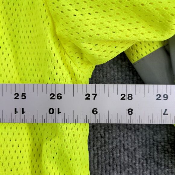 Uline Class 3 Reflective Safety Shirt Mens Size 2XL 3XL Bright Yellow Green - Picture 5 of 12